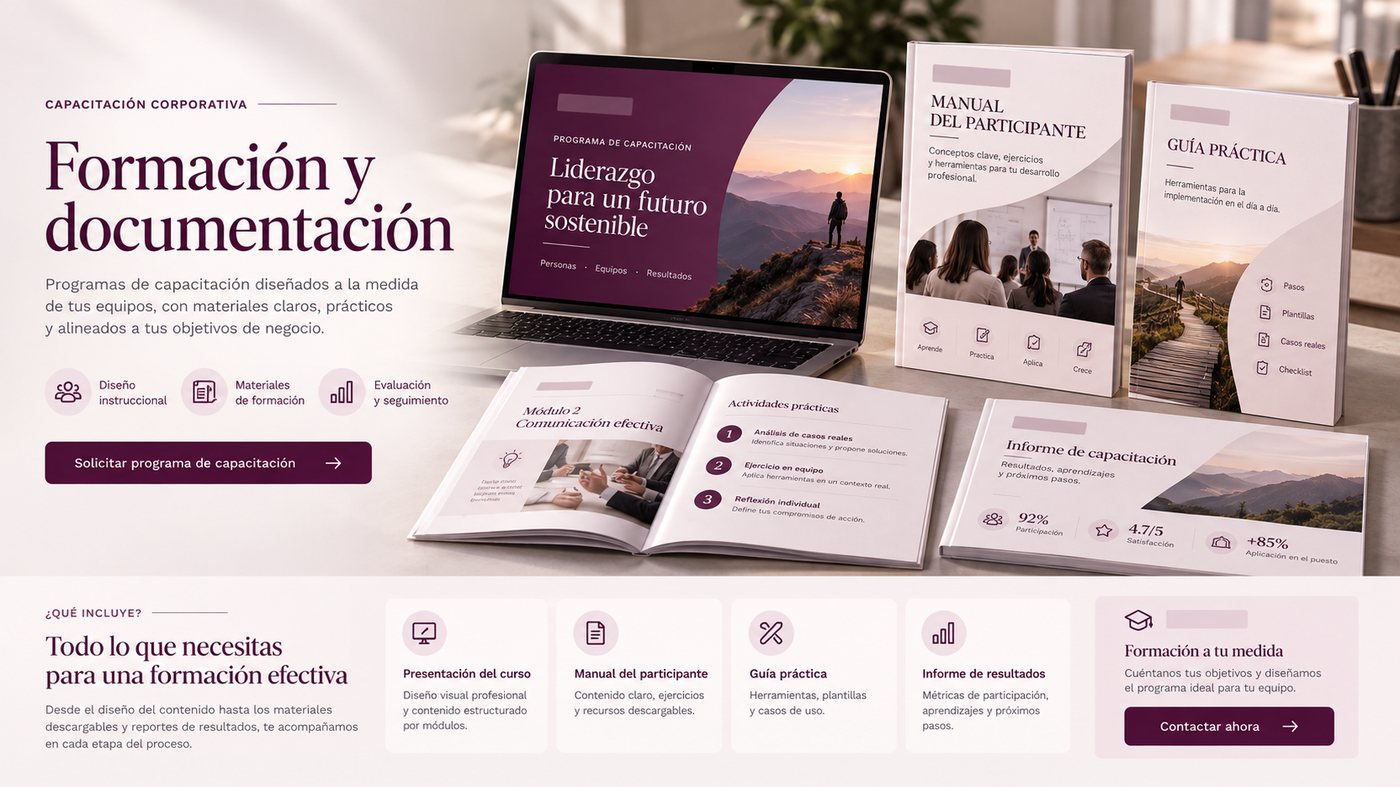 Formación y documentación